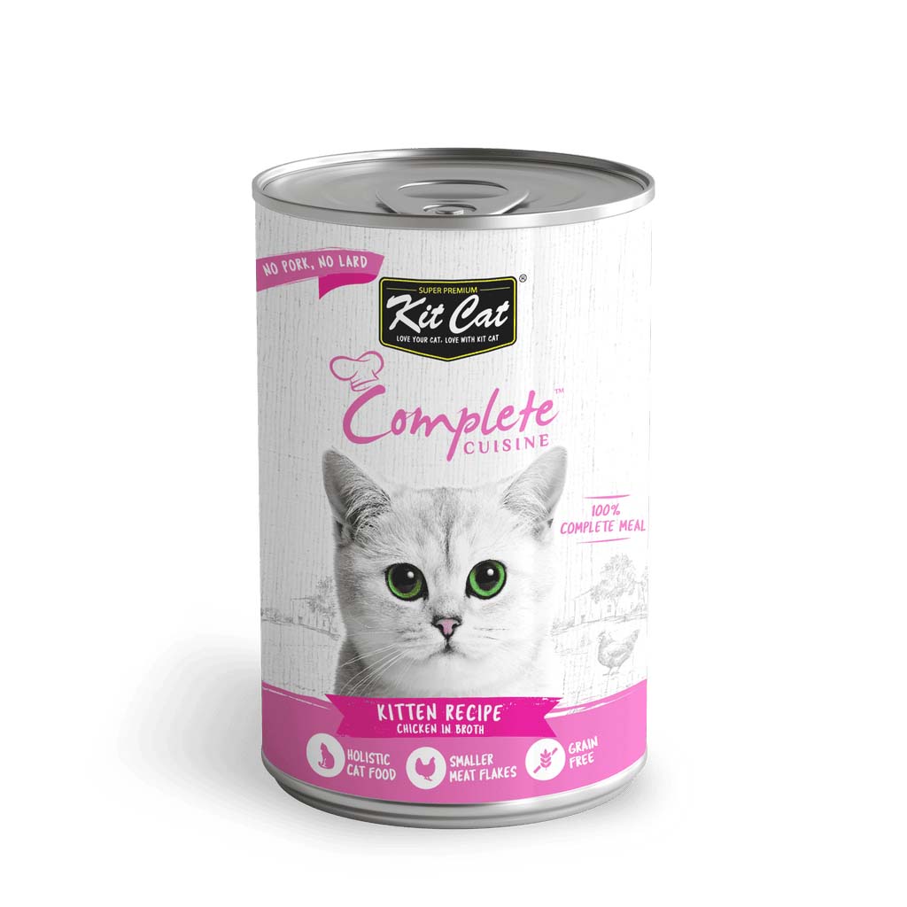 Kit Cat Complete Cuisine Kitten Recipe Cat Food (Chicken) 150g