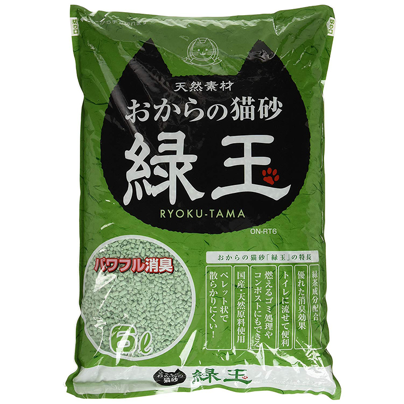 HITACHI Japanese Tofu Cat Litter (Green Tea + Soap Flavor) 6L