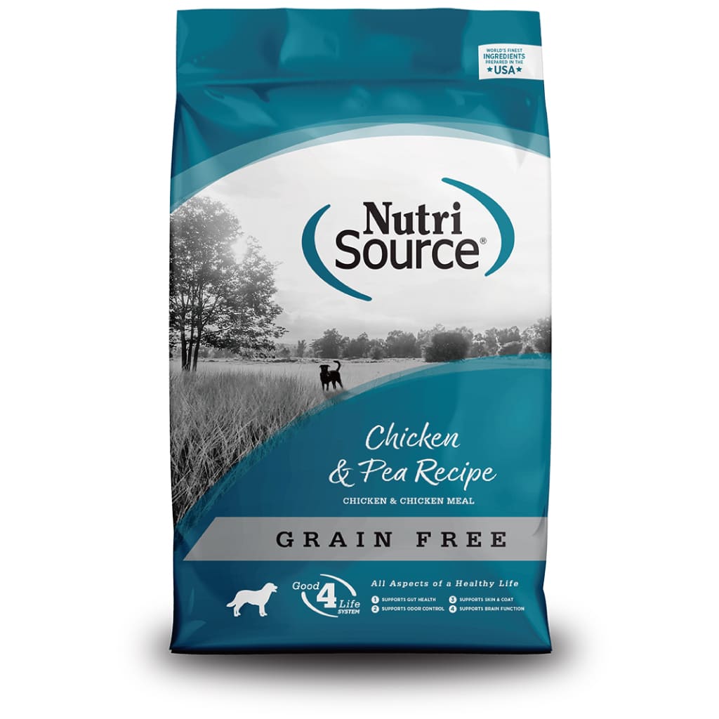 NutriSource Recipe Grain Free Dog Food (Chicken & Pea) 15LB