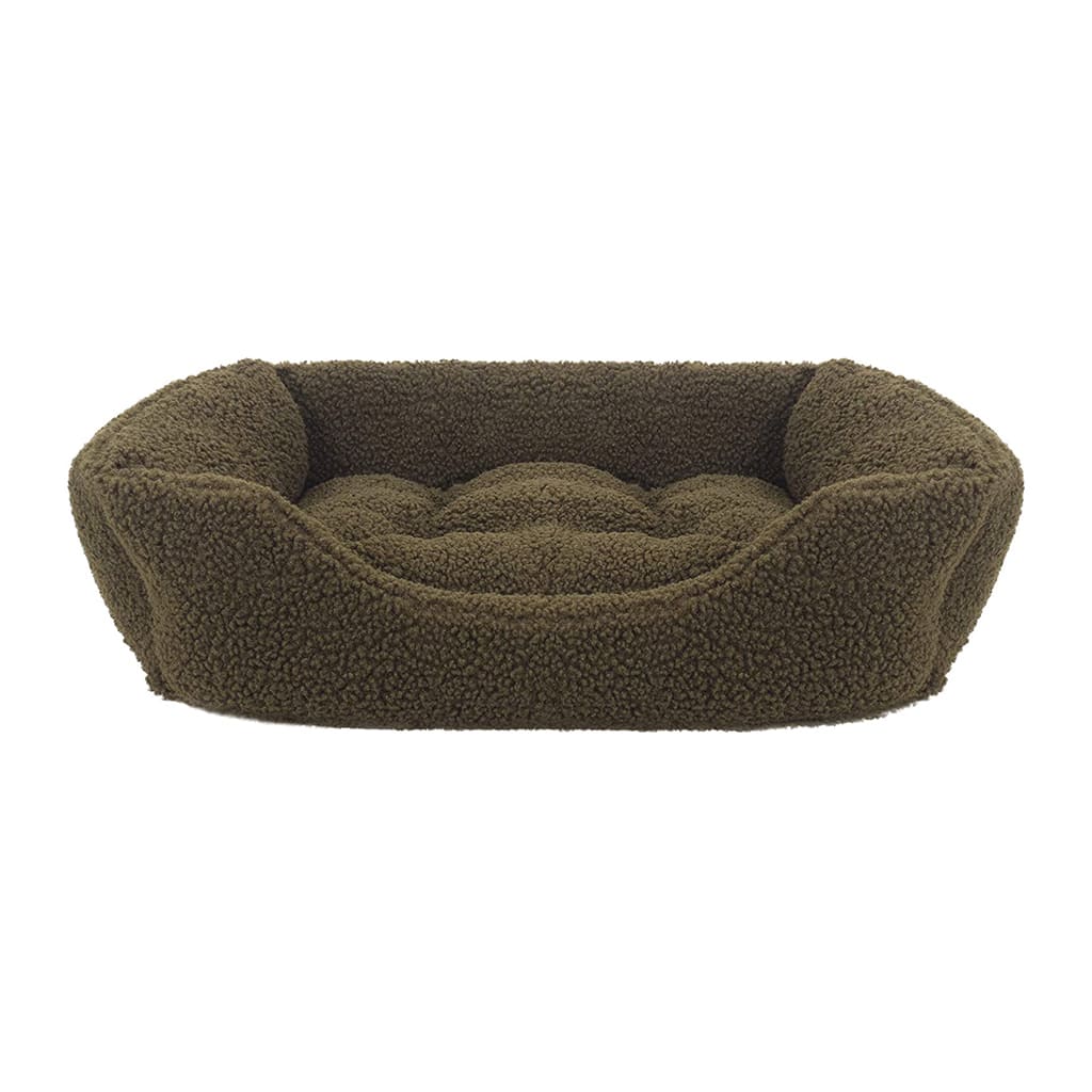 Rosewood Army Green Scratch Square Pet Bed (93x78cm)